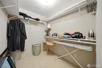 Primary Walk-In Closet.