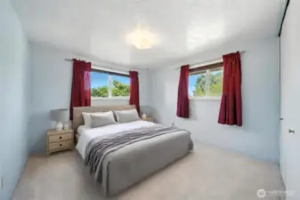 Upstairs Bedroom #2. Virtually Staged.