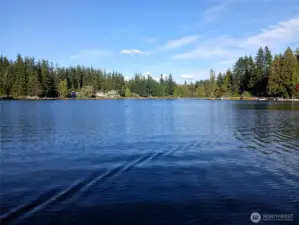 Beautiful Lake Martha, perfect water for paddle boarding