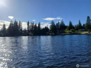 Beautiful Lake Martha, perfect water for paddle boarding