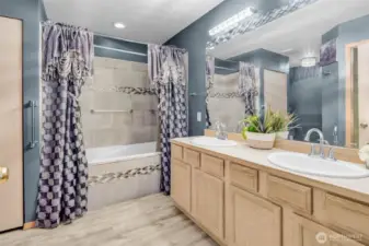 Updated Spacious Primary Bath