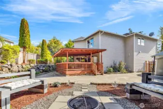 Low Maintenance Landscaped Backyard