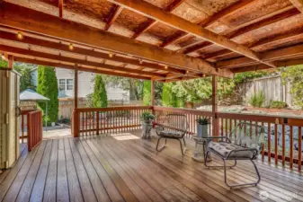Extensive Covered Deck
