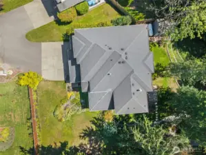 Birds eve of the home