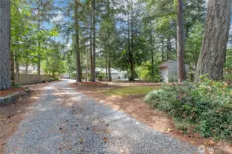 Driveway away from House