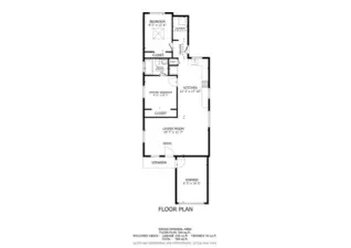Floor plan- 768 sf (buyer to verify)