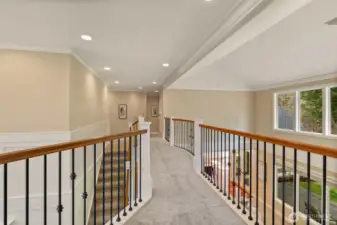 The sky bridge to the bonus room.