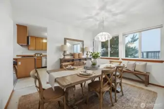 Formal Dining Room- Virtual Staging