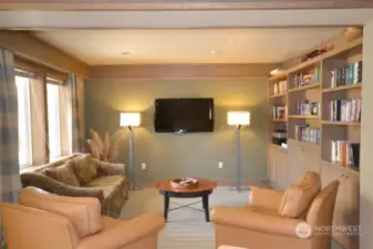 Relax watching TV or reading in the resident lounge.