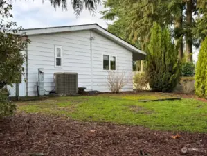 private back yard space