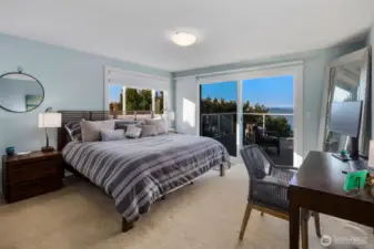Primary Suite is Large and Private~