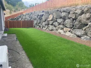 Finished Rear yard
