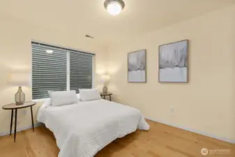 Full bedroom on the main level.  Perfect for multigenerational living.