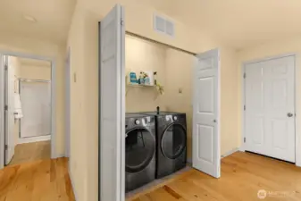Laundry space available on main level.