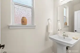 Main floor powder room