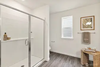 Primary oversized shower
