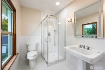 Bath attached to upstairs bedroom