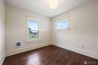 Front corner bedroom