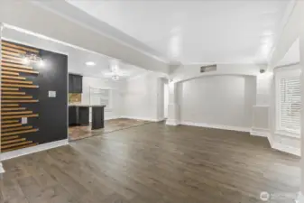 Open living room waiting for your touch!