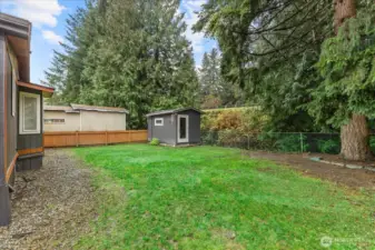 Fully Fenced Backyard, perfect for your Furr babies!