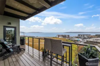 Covered wrap-around deck for all seasons!