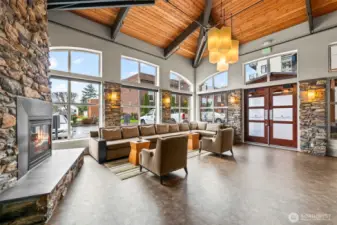 Lobby for arriving guests...