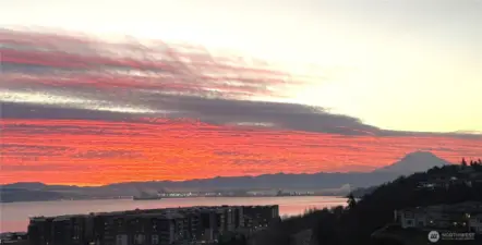 Experience sunrise splendor from your condo!  (Photo taken February 6, 2026.)