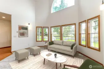 Great room is perfect for hosting your family and friends!