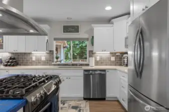 Lots of counter space in the Chef's Kitchen