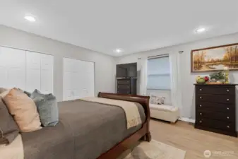 Lots of natural light in the Primary Bedroom