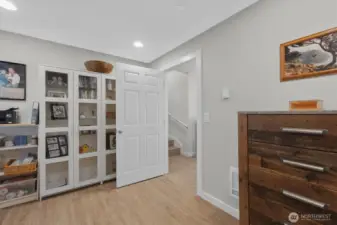 Magnificent built-in cabinets in spare bedroom/den/office