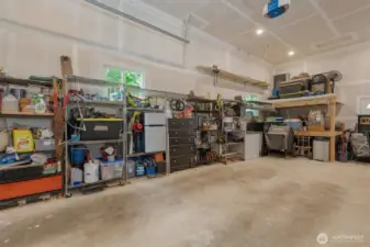 Large shop with tall roll up door