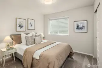 Second bedroom on upper.