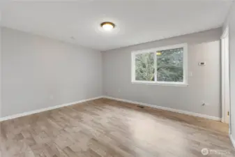 Primary Bedroom on upper level.