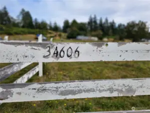 Ranch-style fence on Stackpole Rd