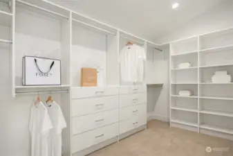 Large walk in closet