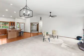Large family room!