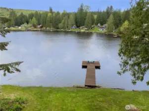 West-facing views of the lake, mountain & magical sunsets.