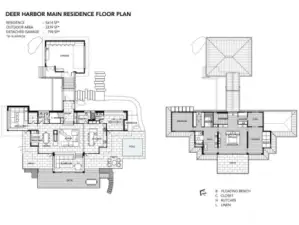 Main residence floor plan
