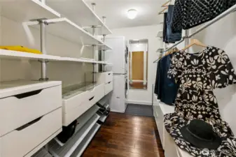 Upper suite walk in closet