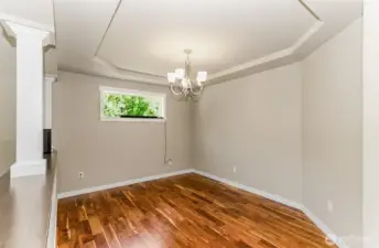 formal dining area