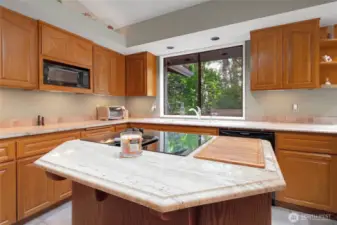 Beautiful stylis granite countertops.