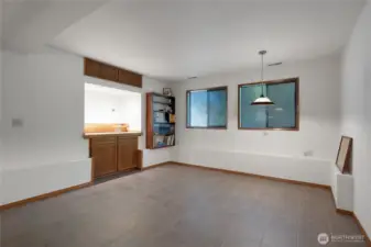 Enjoy the convenience of a built-in wet bar in the basement—a true bonus feature.