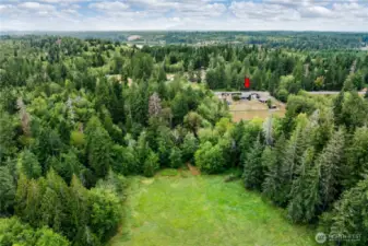 Back property Drone View