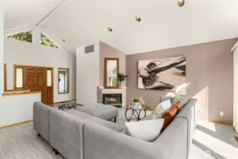 Open concept floor plan offering an abundance of natural light.
