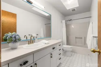 Main floor bathroom for your guests.