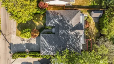 Top down aerial.