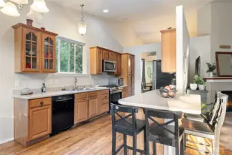 Kitchen view 2