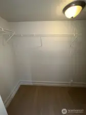 Primary Walk in closet