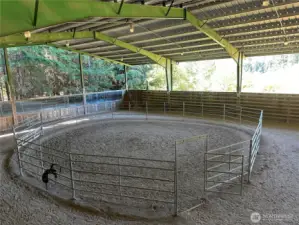 The view from the upper level